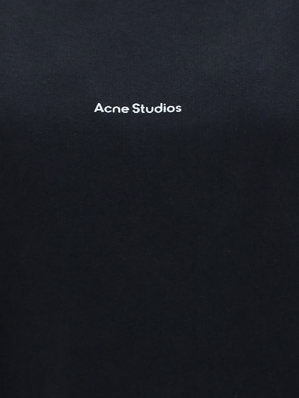 아크네 스튜디오(Acne Studios) 프론트 마이크로 로고 스웨트셔츠 AI0067 900 | jentestore