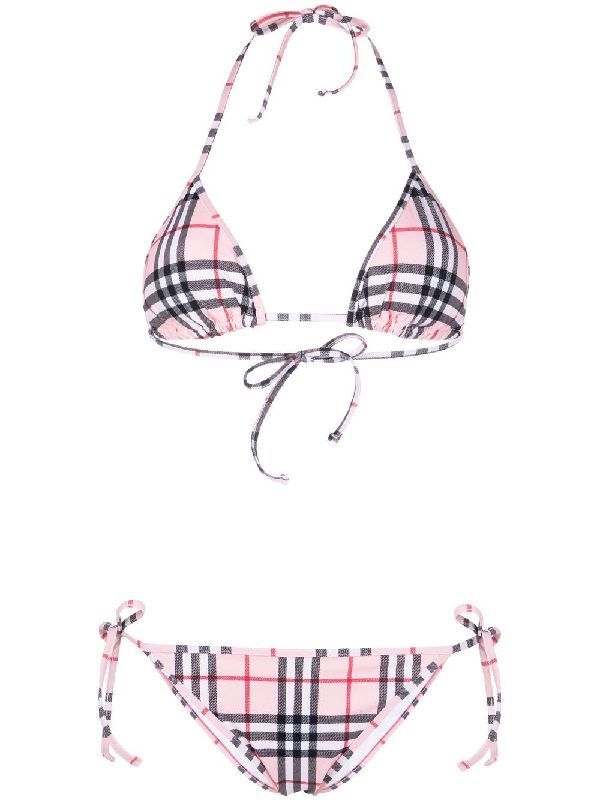 버버리(Burberry) 빈티지 체크 비키니 세트 8054690 A5896 | Jentestore