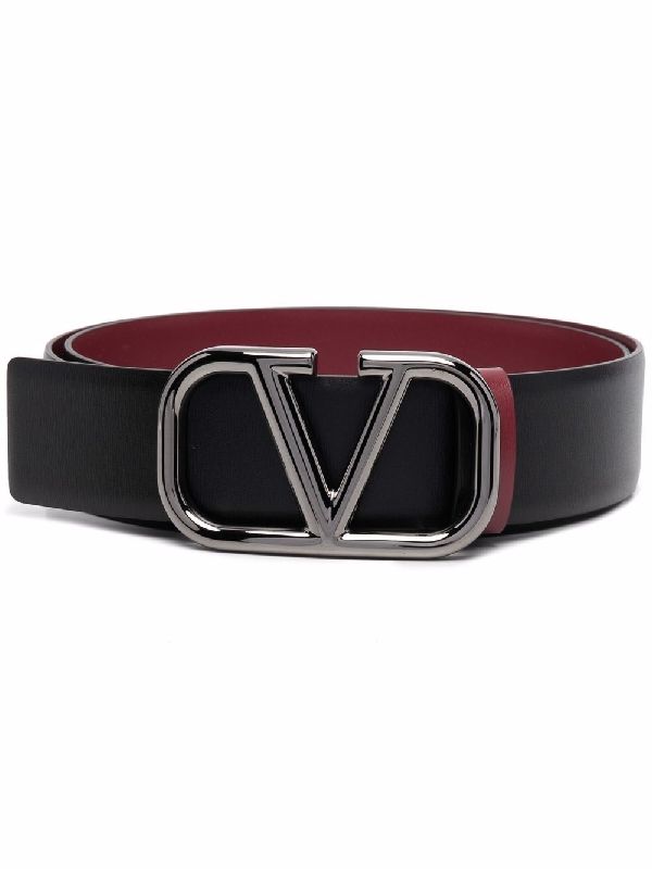 발렌티노(VALENTINO) 리버시블 V로고 버클 벨트 1Y2T0T46YYF 00B | jentestore