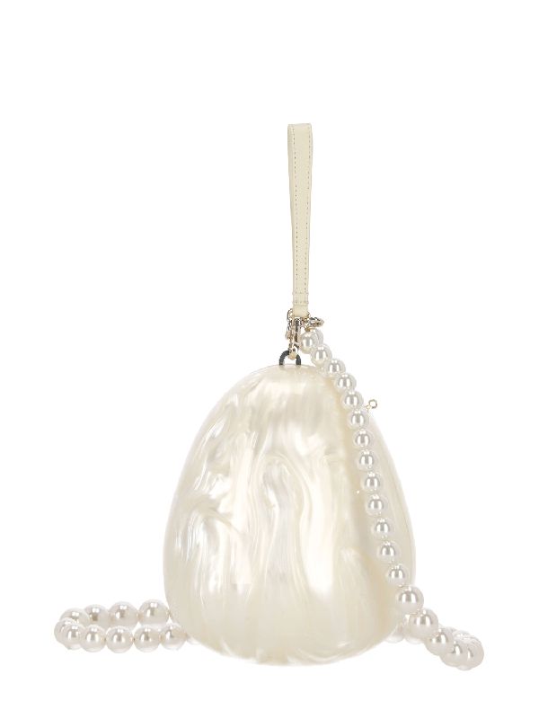 시몬로샤(Simone Rocha) 퍼스펙 펄 에그백 BAG70CB 0773PEARL/PEARL | jentestore
