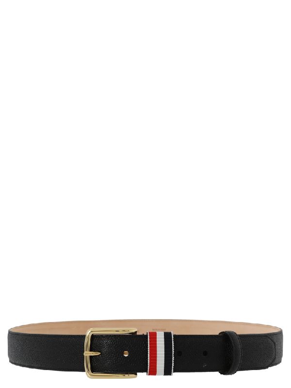 톰브라운(THOM BROWNE) RWB 루프 페블 레더 벨트 MCX039A00198001 | jentestore