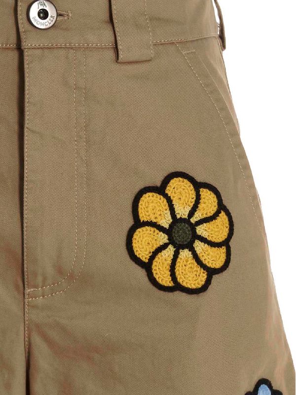 몽클레어(MONCLER) JW앤더슨 플라워 장식 코튼쇼츠 2B00001M2731236 | jentestore