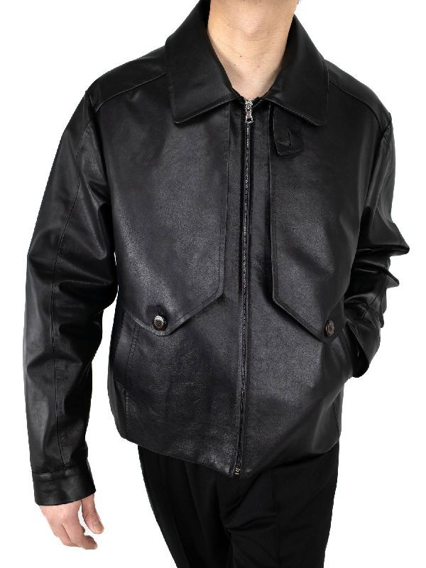 ジャケット・アウター kiko kostadinov MURAD LEATHER JACKET 48 kiko kostadinov MURAD LEATHER JACKET 48
