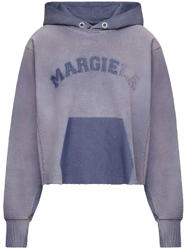 메종 마르지엘라(Maison Margiela) 로고 디테일 워싱 후드탑 S51Gu0124 S25570225 | Jentestore