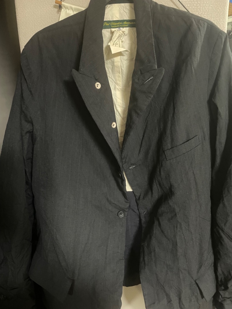 폴하든(Paul Harnden) 블랙 스탠드 카라 싱글 자켓 BLAZER BLACK